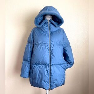 Herno Blue Bomber Jacket